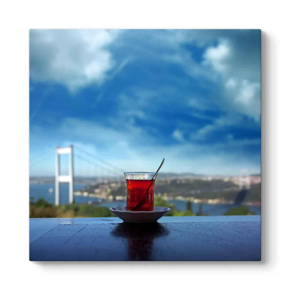 Boğazda Çay Keyfi Tablosu - Model 3